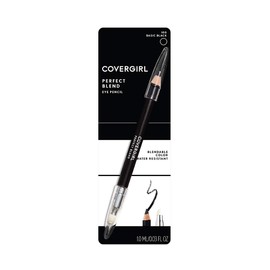 COVERGIRL Perfect Blend Eyeliner Pencil, Basic Black, 1 Count (.03 oz), Eyeliner Pencil with Blending Tip For Precise or Smudged Look (packaging may vary)