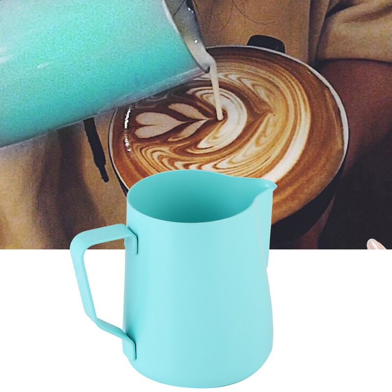 Stainless Steel Coffee Pitcher Milk Frothing Jug Cup for Latte