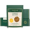 VAHDAM, Turmeric Saffron Herbal Tea Loose Leaf 100g (50 Cups,