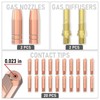 YESWELDER MIG Welding Gun Kit, .023" Tip-Nozzle-Diffuser for Lincoln Magnum