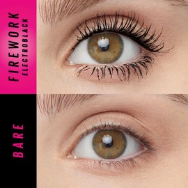 Maybelline Lash Sensational Firework Mascara, Washable Mascara, Volumize, 360 Flare Impact, Ultra Black, 10 ml