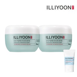 Illyoon 일리윤 히알루론 모이스춰 수분크림 100ml 2개 Illiyoon Hyaluron Moisture Cream 100ml 2 pcs