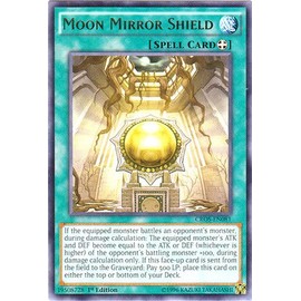 YU-GI-OH! - Moon Mirror Shield (CROS-EN081) - Crossed Souls - 1st Edition - Rare