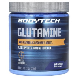 BodyTech 2 X BodyTech, Glutamine, Unflavored, 4.5 g, 11.12 oz (315 g)