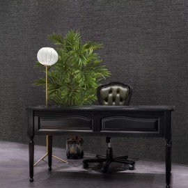 WM Plain taupe gold metallic faux paper weave grasscloth woven textured wallpaper - sample 8.5 inches x 11 inches