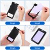 Hard Plastic ID Badge Holder Vertical Slide Open Card Case