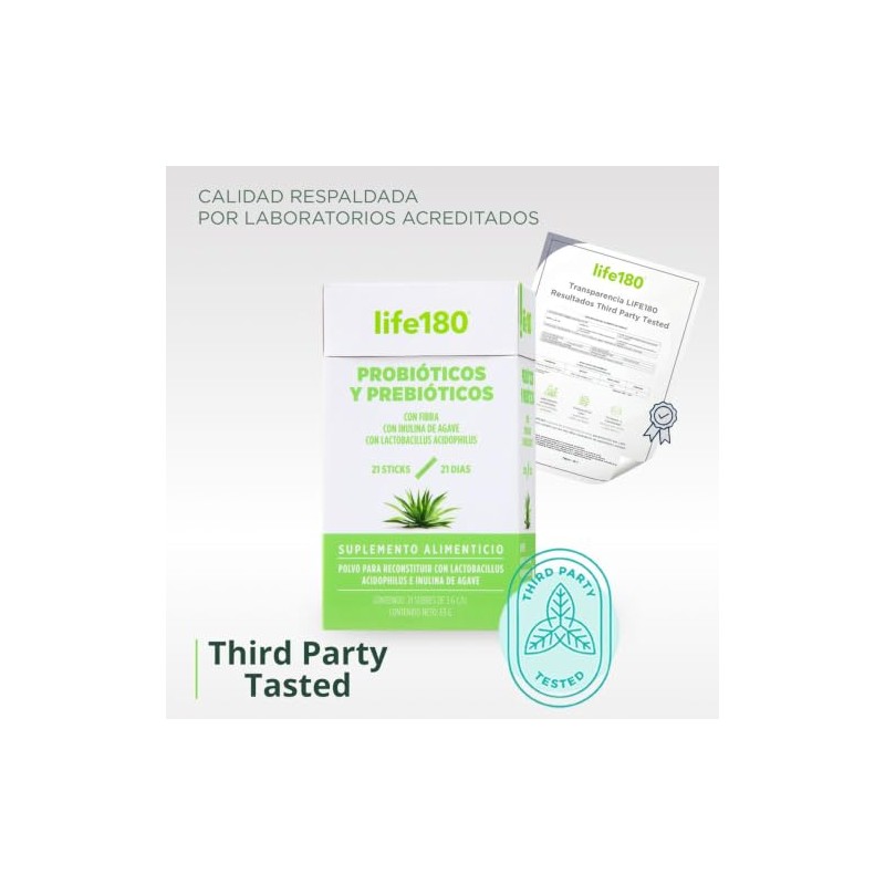 Life180 Dúo Probióticos y Prebióticos Pack de 2 Cajas 21