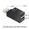 USB Hub,High Speed Mini USB 3.0 USB 2.0 HUB 3