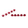 Topteng 10x M6 Red Protective Caps Screws Cover Hexagon Bolts