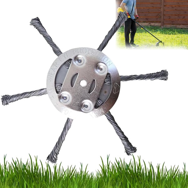 Wakazuma Universal Steel Wire Grass Trimmer Head, 2025 New 6
