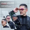 ROCKBROS Photochromic Sports Sunglasses Mens Cycling Glasses MTB Biking Sunglasses,
