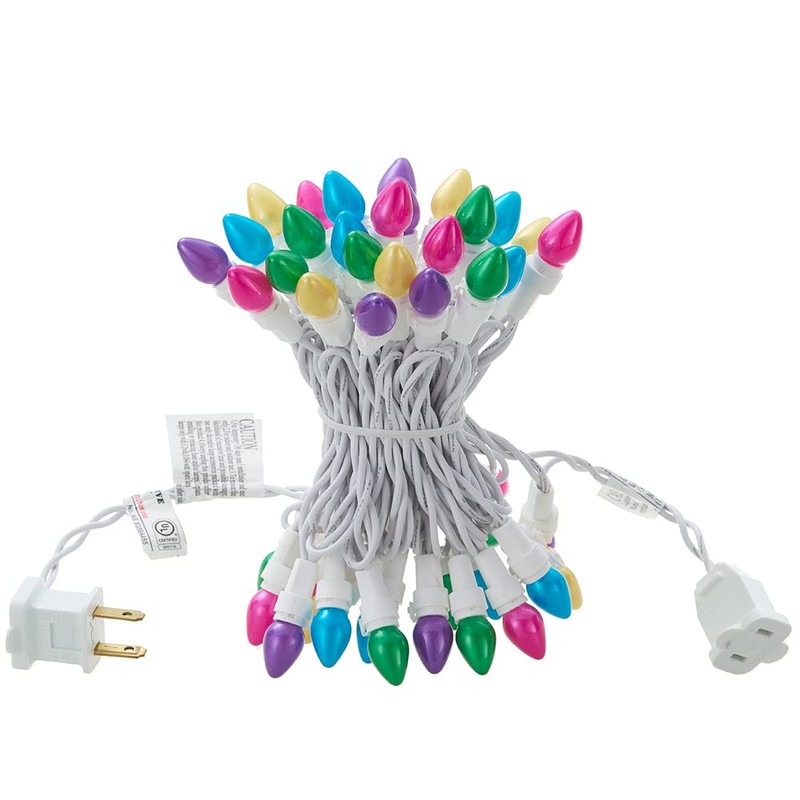 Solduce Easter String Lights LED Multi Color Glass C3 Lights