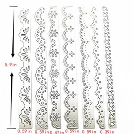 Metal Flower Lace Base Border Die Cuts Cutting Dies Embossing Stencils Template Mould for Card Making Decoration and DIY Scrapbooking Album