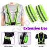 Swpeet 9Pcs Reflective Sash and Vest Assortment Kit, Reflective Sash