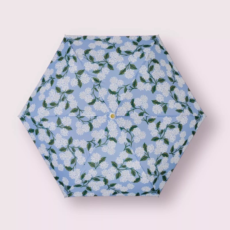 RIFLE PAPER CO. Umbrella, Printed in Full Color, Hydrangea