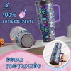 Meoky Vaso Térmicos De Con Calor/frí Inoxidable Pajilla 40oz