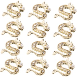 Outanaya 50pcs Dragon Nail Gems Cute Rhinestone Charms for Stunning Manicure Art Rhinestone Decorations for Fake Nails Adorable Durable Design