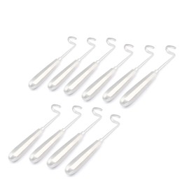 G.S 10 PCS Elevators DOYEN Rib Left 7" Curved Blade 3.2CM Stainless Steel Instruments Best Quality