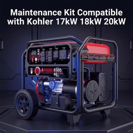 DIMCOSG Maintenance Kit Compatible with Kohler 12kW 14kW Generators Engine Replace Part Number 47 083 03-S1 Air Filter 12 050 01-S Oil Filter