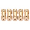 5 Piece Motor Copper Shaft Coupling Connector Sleeve Transfer Joint