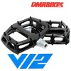 Dmr V12 Flat MTB Pedals - Black/Mountain Biking Bike Bicycle