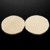 Dophee 4" Buffing Wool Pad Kit, Auto Woolen Polisher, 2Pcs