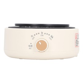 Electric Hot Plate, 360 Deg Heating Countertop Single Portable Electric Stove Multifunction Efficient Safe Compact Stove 2 Level Temperature Setting for Home Dorm Office