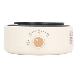 Electric Hot Plate, 360 Deg Heating Countertop Single Portable Electric Stove Multifunction Efficient Safe Compact Stove 2 Level Temperature Setting for Home Dorm Office