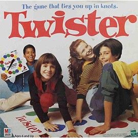 Hasbro Twister Family Board Game 1998 Edition 4 Players 8+