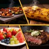 4PCS Kebab Skewers, Skewers Stainless Steel, Reusable, Sporks Stainless Steel,