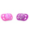 Twistshake Pastel Pink Purple 6 Months 2 Piece Pacifier