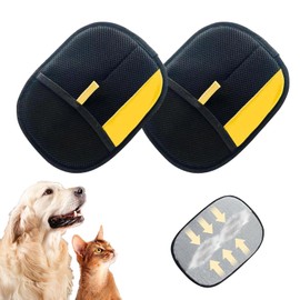 IGRARK Rhino Ben Pet Hair Remover, Reusable Electrostatic Pet Hair Remover,Double Sided Pets Grooming Gloves,for Cat,Dog,Clothing,Couch,Furniture,Carpet,Car Seat