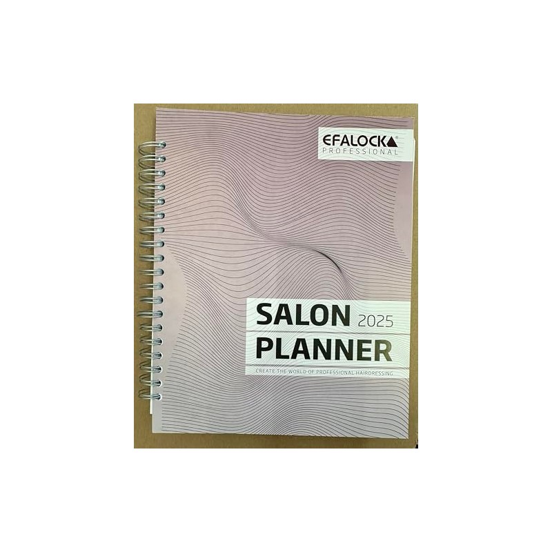Efalock Salon Planner 2025 - Diary for Hairdressers