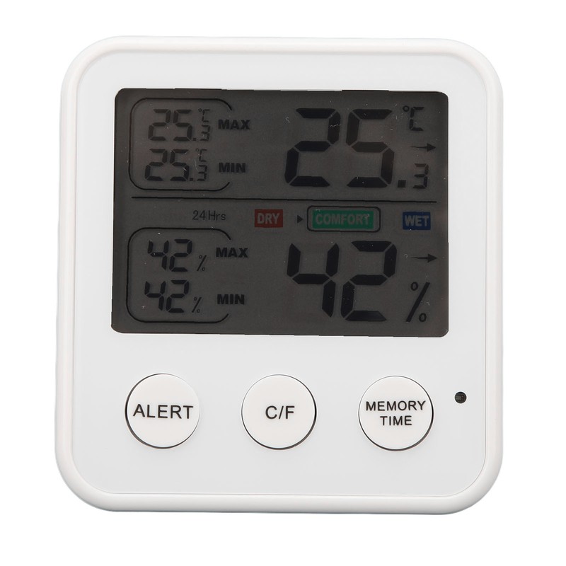 LCD Digital Display Thermometer Hygrometer Temperature Humidity Meter Gauge Hygrothermograph