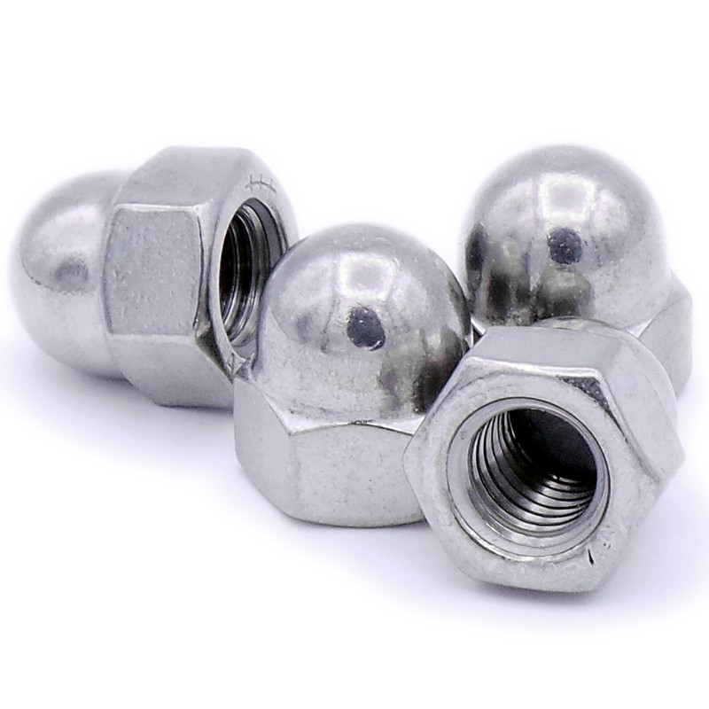 M12 (12mm) Dome Cap Nut - Stainless Steel (A2) (Pack