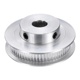 uxcell GT-2 60T Pulley Synchronous Wheel 10mm Bore, Aluminum Timing Pulley 60 Teeth, Fit Width 6mm Timing Belt for 3D Printer CNC Machine
