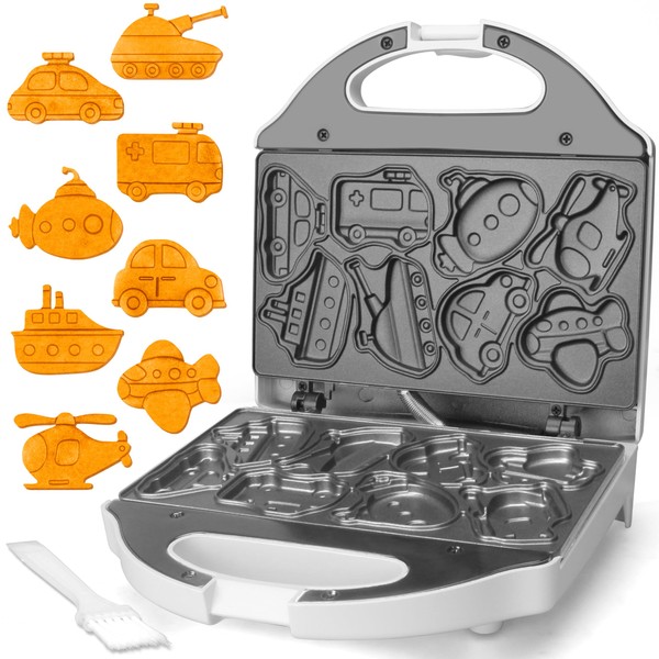 SugarWhisk Car Waffle Maker for Kids, Halloween & Christmas Mini
