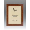 Tizo Italian Wood Frame Brown 4x6, Made in Italy