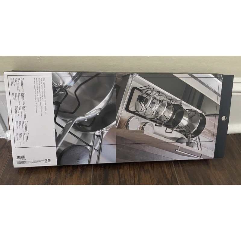 Kitchen Yamazaki Home Adjustable Lid & Pan Organizer - Kitchen