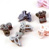 100pcs Small Hair Clips Bow Tie Flower Fruit Shaped Cute