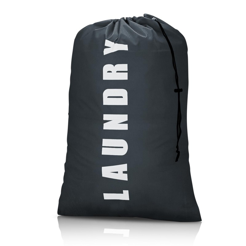 1 Pack Upgrade Extra Large Travel Laundry Bag with Drawstring，24"