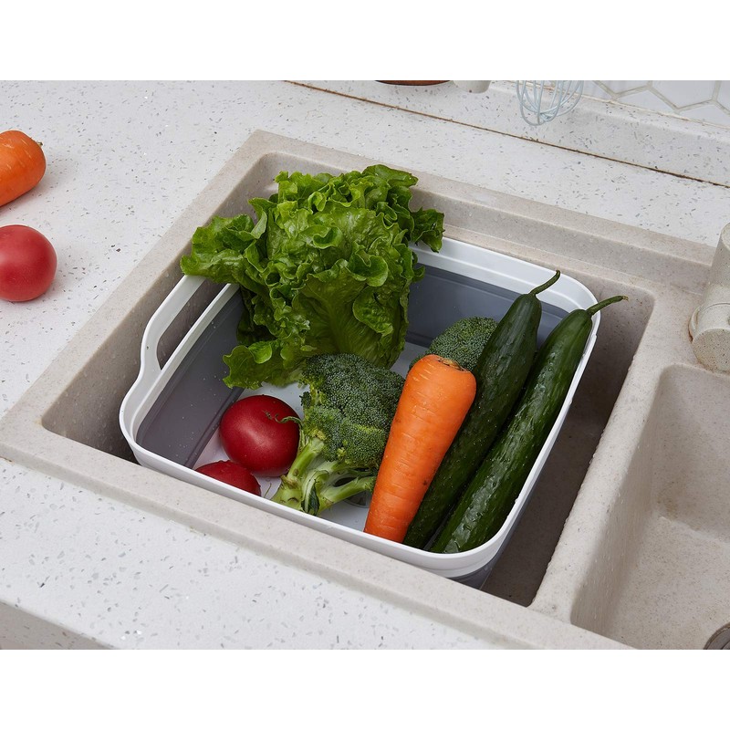 Collapsible Dish Pans for Washing Dishes 9L Portable Wash Dish