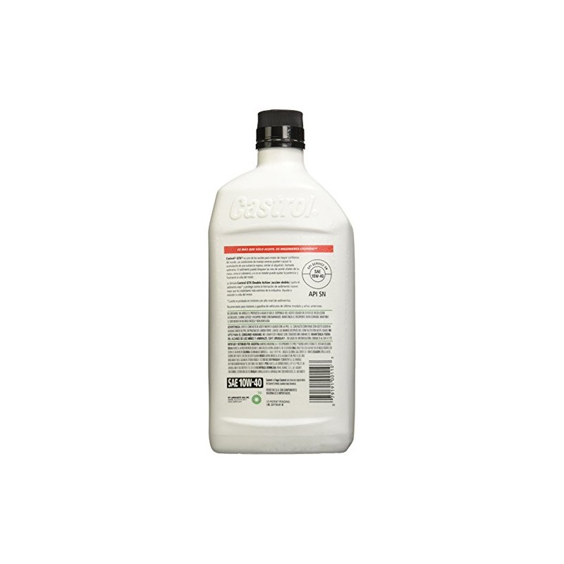 Castrol GTX Aceite para Motor Multigrado 10W-40 152B51 946 ml