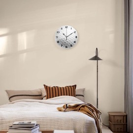 ACOZUHSE Silent Non-Ticking Sport Theme Wall Clocks, Sport Ball Golf Wall Clock, Battery Operated 9.8"x9.8" Round Wall Clock for Home Decor Boy Room Living Room School Birthday Gift