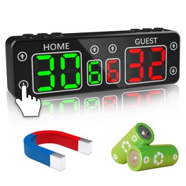 GAN XIN Scoreboard Electronic Portable Digital Scoreboard Mini Digital Scoreboard with Touchscreen for Indoor Table Football Games