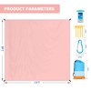 Famstar Beach Blanket Oversized Extra Large 10'X 9',Waterproof Sandproof Beach