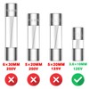 VEXUNGA 3 Values 75 Pcs 2.5A 3A 5A 125V 3.6x10mm