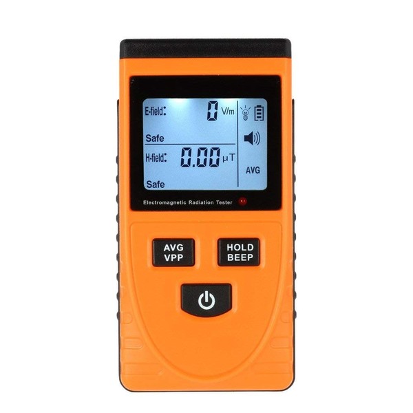 GM3120 Digital Electromagnetic Detector, Electromagnetic Wave Meter, Dosimeter, Detector Meter, Can Measure Both Magnetic and Electric Fields