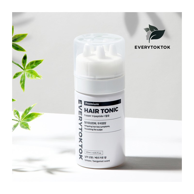 에브리톡톡 탈모완화 기능성 프리미엄 헤어토닉 본품(120ml)1＋리필(120ml)1 EveryTalkTalk Premium Hair Tonic
