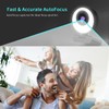 60FPS 1080P Auto-Focus HD Webcam with Ring Light and Privacy